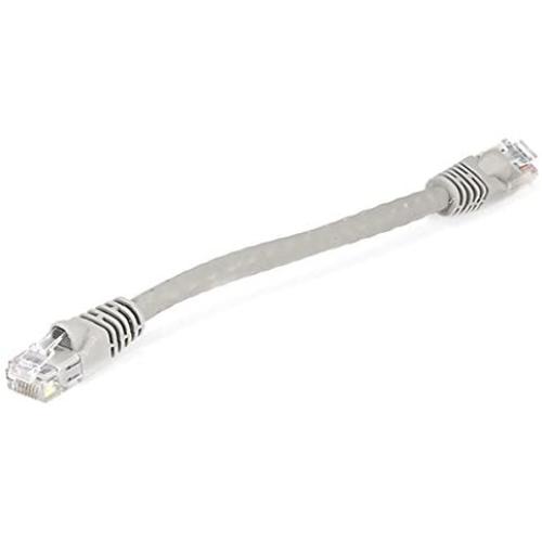 Monoprice 0.5FT 24AWG Cat6 550MHz UTP Ethernet Bare Copper Network Cable - Gray