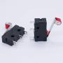 Twidec /10Pcs Mini Micro Limit Switch 5A 125 250V AC SPDT 1NO 1NC Short Hinge Roller Levr Arm Switch Snap Action Button Type 3 Pins KW11-3Z07