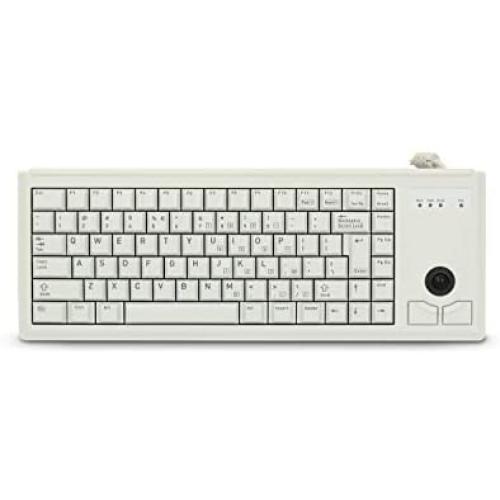 CHERRY G84 UltraSlim Keyboard w/Trackball (International), Light Gray - 83 Key