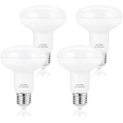 Led Flood Lights Indoor,Bright White LED BR25 Dimmable Flood Bulb, 75-90W Replacement, 9 Watt, 900 Lumens - 5000K - Indoor/Outdoor Rated (4-Pack)