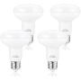 Led Flood Lights Indoor,Bright White LED BR25 Dimmable Flood Bulb, 75-90W Replacement, 9 Watt, 900 Lumens - 5000K - Indoor/Outdoor Rated (4-Pack)