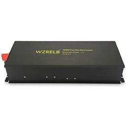 WZRELB Power Inverter 3000W Pure Sine Wave Inverter 12V 120V Dc AC Converter