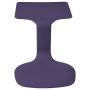 ECR4Kids - ELR-15810-EP The Surf Portable Lap Desk, Flexible Seating for Homeschool and Classrooms, One-Piece Writing Table for Kids, Teens and Adults, GREENGUARD [Gold] Certified, Eggplant