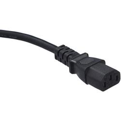 Amazon Basics Computer Monitor TV Replacement Power Cord - 6-Foot, Black