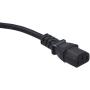Amazon Basics Computer Monitor TV Replacement Power Cord - 6-Foot, Black