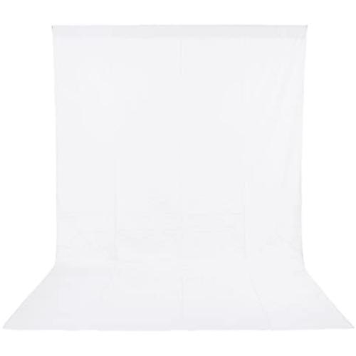 Neewer 6 x 9FT / 1.8 x 2.8M Photo Studio 100% Pure Muslin Collapsible Backdrop Background for Photography,Video and Televison (Background ONLY) - White