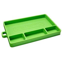 Gripty | PREMIUM Silicone Tool Tray | Flexible | Multi Purpose Mat | Portable Tool Box Organizer | No Magnets | Easy Clean Up | (Medium-ORIGINAL Green)