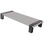 Kantek Modern Monitor Multipurpose Desktop Riser, 3.6'' x 22'' x 10.2'', Black,Gray