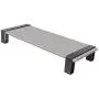 Kantek Modern Monitor Multipurpose Desktop Riser, 3.6'' x 22'' x 10.2'', Black,Gray