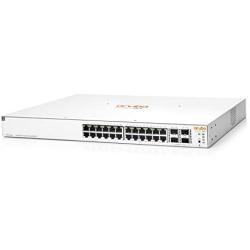 Aruba Instant On 1930 24-Port Gb Ethernet 24xGE PoE (195W), 4X 1G/10G SFP+, L2+ Smart Switch US Cord (JL683A#ABA)