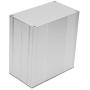 Aluminum Enclosure Case Silver DIY Electronic Circuit Board Project PCB Instrument Box Case for Heat-dissipating Aluminum Casing of Electronic Products, 3.2×5.7×5.9inch