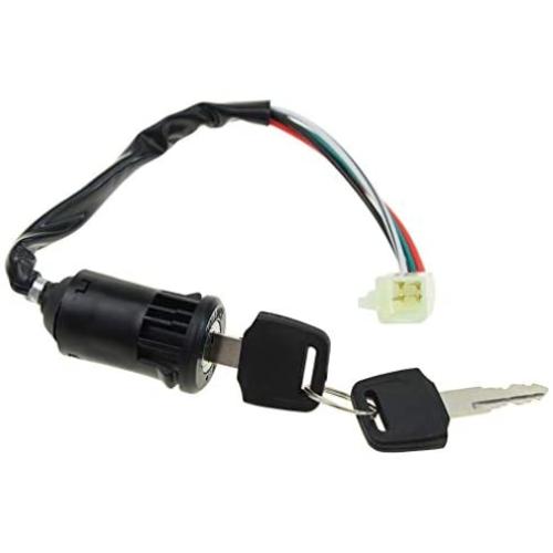 WOOSTAR 3 Wire Ignition Switch Replacement for 50cc 70cc 90cc 110cc 150cc 200cc 250cc Kart Dune Buggy Buggies ATV & Dirt Bike Parts