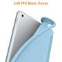 DTTO iPad Air 1st Edition Case, (NOT for iPad Air 2 and Air 3) Ultra Slim Lightweight Smart Trifold Stand with Flexible Soft TPU Back Cover [Auto Sleep/Wake], Sky Blue