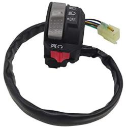 M MATI Left Handlebar Switch Control Engine On Off Run Start Stop Headlight for Yamaha ATV Banshee 350 YFZ350 1995-2001 3GG-83975-19-00