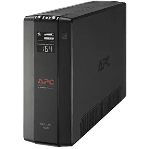 APC UPS, 1500VA UPS Battery Backup & Surge Protector, BX1500M Backup Battery, AVR, Dataline Protection and LCD Display, Back-UPS Pro Uninterruptible Power Supply APC UPS, 1500VA UPS Battery Backup & Surge Protector, BX1500M Backup Battery, AVR, Dataline Protection and LCD Display, Back-UPS Pro Uninterruptible Power Supply