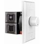 OSD Audio 100W Impedance Matching in Wall Whole House Volume Control Rotary Knob White SVC100