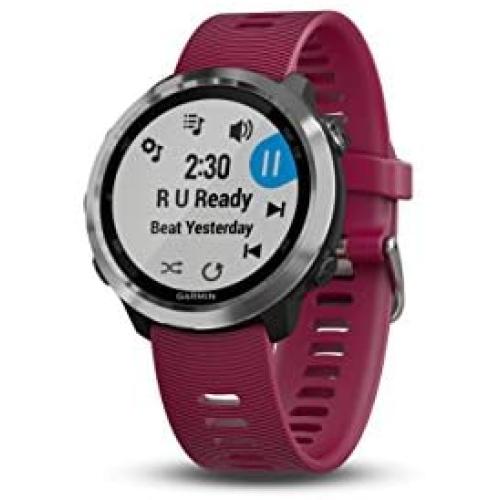 Garmin Forerunner 645 Music, GPS Running Watch With Pay Contactless Payments, Wrist-based Heart Rate And Music, Cerise