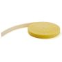 StarTech.com 100ft Hook and Loop Roll - Cut-to-Size Reusable Cable Ties - Bulk Industrial Wire Fastener Tape/Adjustable Fabric Wraps Yellow/Resuable Self Gripping Cable Management Straps (HKLP100YW)