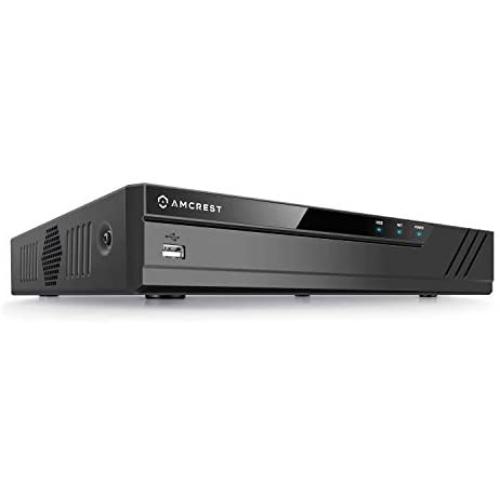 Amcrest NV4108E-HS 4K 8CH POE NVR (1080p/3MP/4MP/5MP/6MP/8MP/4K) POE Network Video Recorder - Supports up to 8 x 8MP/4K IP Cameras, 8-Channel Power Over Ethernet Supports up to 6TB HDD (Not Included)