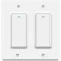 Smart Light Switch, Aleath Smart Switch, 2.4Ghz WIFI Light Switch - Neutral Wire Needed, Compatible with Alexa, Google Assistant and IFTTT, Remote Control - 2gang