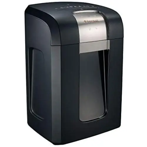 Bonsaii 240-Minute Heavy Duty Paper Shredder, 18-Sheet Cross-Cut for CDs/Credit Cards with Jam Proof System, 7.9 Gallons Pullout Wastebasket and 4 Casters, Black (3S30)