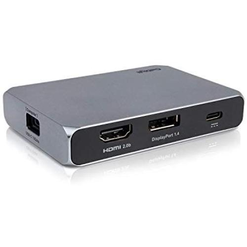 CalDigit USB-C Gen2 10Gb/s SOHO Dock - Up to 4K 60Hz, HDMI 2.0b, HDR, DisplayPort 1.4, 10Gb/s USB A & USB C, UHS-II microSD and SD Card Readers, Bus Power and Passthrough Charging Support