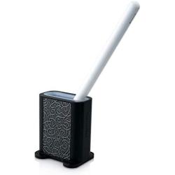Thankscase Solid Aluminum Stand for Apple Pencil, Silicone Holder Keep Pencil Tip Safely, Keep Your Pencil Stand Elegantly for Easy Access.(Black Grilles)