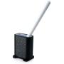 Thankscase Solid Aluminum Stand for Apple Pencil, Silicone Holder Keep Pencil Tip Safely, Keep Your Pencil Stand Elegantly for Easy Access.(Black Grilles)