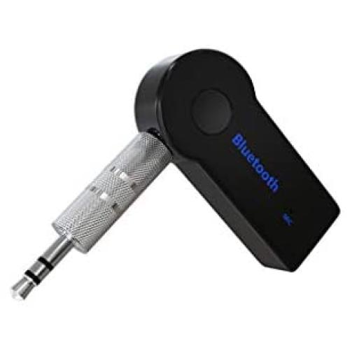 NHJN Bluetooth Receiver/Car Kit,Portable Wireless Car Audio Adapter 3.5mm Aux Stereo Output (Bluetooth 4.2, A2DP, Built-in Microphone) for Car/Home Stereo Sound System …