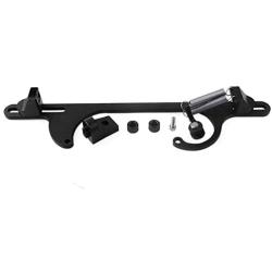 Throttle Cable Bracket,4150 4160 Series Adjustable Throttle Brackets,Aluminum Alloy,Black