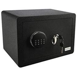 GOLVAL ES25 Home Safe Box, Digital Electronic Security Safe Box, Lock Box Cabinets, Strongbox for Money, Jewelry, Cash Valuables.