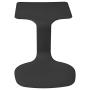 ECR4Kids - ELR-15810-BK The Surf Portable Lap Desk, Flexible Seating for Homeschool and Classrooms, One-Piece Writing Table for Kids, Teens and Adults, GREENGUARD [Gold] Certified, Black