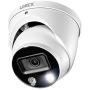 Lorex 4KSDAI168D-2 4K Smart Deterrence 16 Channel Surveillance System w/ N862A63B 4K 3TB NVR and 8 E892DD 4K Smart Deterrence Dome Cameras