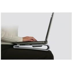 Targus Portable Lightweight Chill Mat Lap with Dual Fans Ventilation Prevents Overheating, LED USB Port, Cooling Pad for Laptop, Black/Gray (AWE55US) Black with Gray