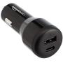 Amazon Basics USB-C Car Charger with 18W USB-C Port and 12W USB-A Port