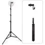 GSKAIWEN Reflector Backdrop Holder Clip and 8.5FT Light Stand, Reflector Background Clamp for Photo Studio Product and Portrait Photography