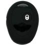 SEGADEN Silicone Cover Protector Case Holder Skin Jacket Compatible with BMW Mini Cooper 2 Button Remote Key Fob CV4905 Black