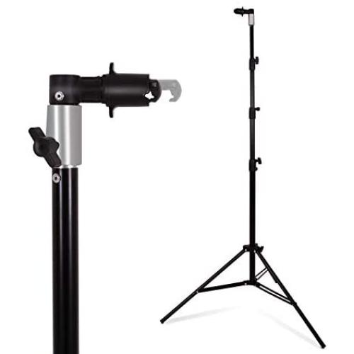 GSKAIWEN Reflector Backdrop Holder Clip and 8.5FT Light Stand, Reflector Background Clamp for Photo Studio Product and Portrait Photography
