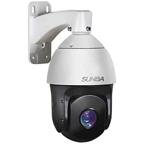 SUNBA 3MP Starlight PoE+ Outdoor PTZ Camera, 20x Optical Zoom @H.265, 24x7 Automatic PTZ Tour, Long Range Infrared Night Vision up to 800ft (601-D20X V2)
