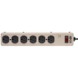 Tripp Lite 6 Outlet Surge Protector Power Strip, 6ft Cord, Commercial-Grade, Metal, (PM6SN1)
