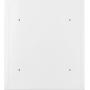 BARSKA CB12822 Key Lock Wall Mount Standard Medical Security Cabinet with Magnet Erase Pad, Shelf, Stickers, White, 12.40'' L x 3.94'' W x 14.17'' H