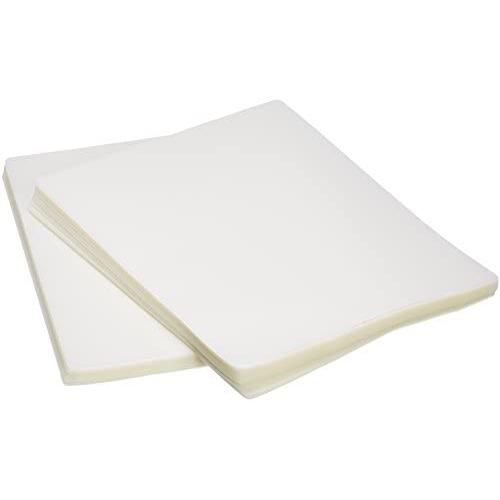 Amazon Basics Clear Thermal Laminating Plastic Paper Laminator Sheets - 9 Inch x 11.5 Inch, 200-Pack