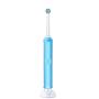 KAMLE Electric Toothbrush Rechargeable with 4 Power Brush Heads for Child and Adult. Sonic Cleaning for Better Mouth Care (Blue)