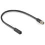 Humminbird 720074-1 AS EC QDE 700 Series Ethernet Adapter Cable Black, 30 Feet