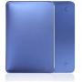 PINHEN Laptop Sleeve Compatible for MacBook Air 13 Inch 2018 2019 - Premium PU Leather Protective Case for MacBook Air 13 A1932 /MacBook Pro 13 A1989 A2159 (Blue)