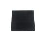 Quluxe 4 Pcs Black Rubber Pads Anti-Vibration Washer Mat, Anti-Vibration Rubber Pads for Air Conditioner, Electronic Equipment, Treadmill (4 × 4 × 0.4inch)