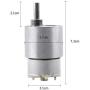 Akozon DC 12V High Torque Gear Box, Electric Motor 3.5/15/30/70RPM Reduction Motor(30RPM) Akozon DC 12V High Torque Gear Box, Electric Motor 3.5/15/30/70RPM Reduction Motor(30RPM)