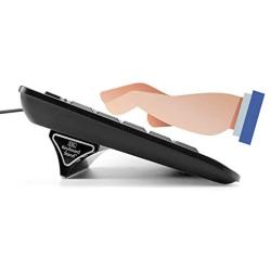 ESC Computer Keyboard and Laptop Stand, Variable Ergonomic Angles and Tilt, Two Sizes of Stands Included, Compatible with Most Keyboards, Repositionable Micro Grip Pads