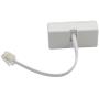 [RJ11 Telephone Adapter] SINCODA 3PCS 2-Way RJ11 6P4C Telephone Plug to RJ11 6P4C Socket Adapter and Splitter for Landline Telephone
