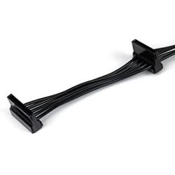 StarTech - PYO4SATA .com 15.7-Inch (400mm) SATA Power Splitter Adapter Cable - M/F - 4x Serial ATA Power Cable Splitter (PYO4SATA) Black